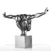 Diver TOOARTS Fiberglass Sculpture Home Decoration Black Diving Sculpture