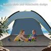 Outdoor Strandgras Camping Polyester Sonnenschutz Wasserdicht Dreiseitige Belüftung Zelt Tragbar Einfach Aufzubauen Campingausrüstung