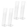 4 Pcs Acrylic Hair Band Display Stand Hair Clasp Hair Clasp Jewelry Display Holder for Shop Transparent