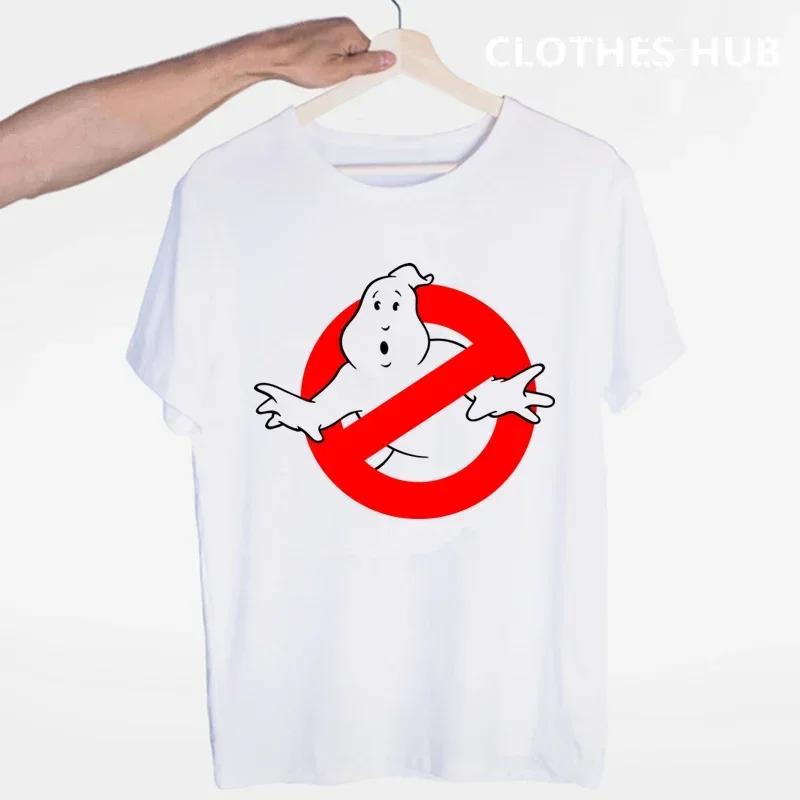 Pánská trička Módní Filmové Krotitelé duchů Tričko O kulatý výstřih Krátký rukáv Letní tričko Asijská velikost