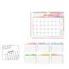 Oil Painting Style 2027 Flower Desk Calendar Foldable English Calendar Double-coil Calendar  Office