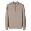 Mid-aged Men's Trendy Half-Zip Pullover Sweater