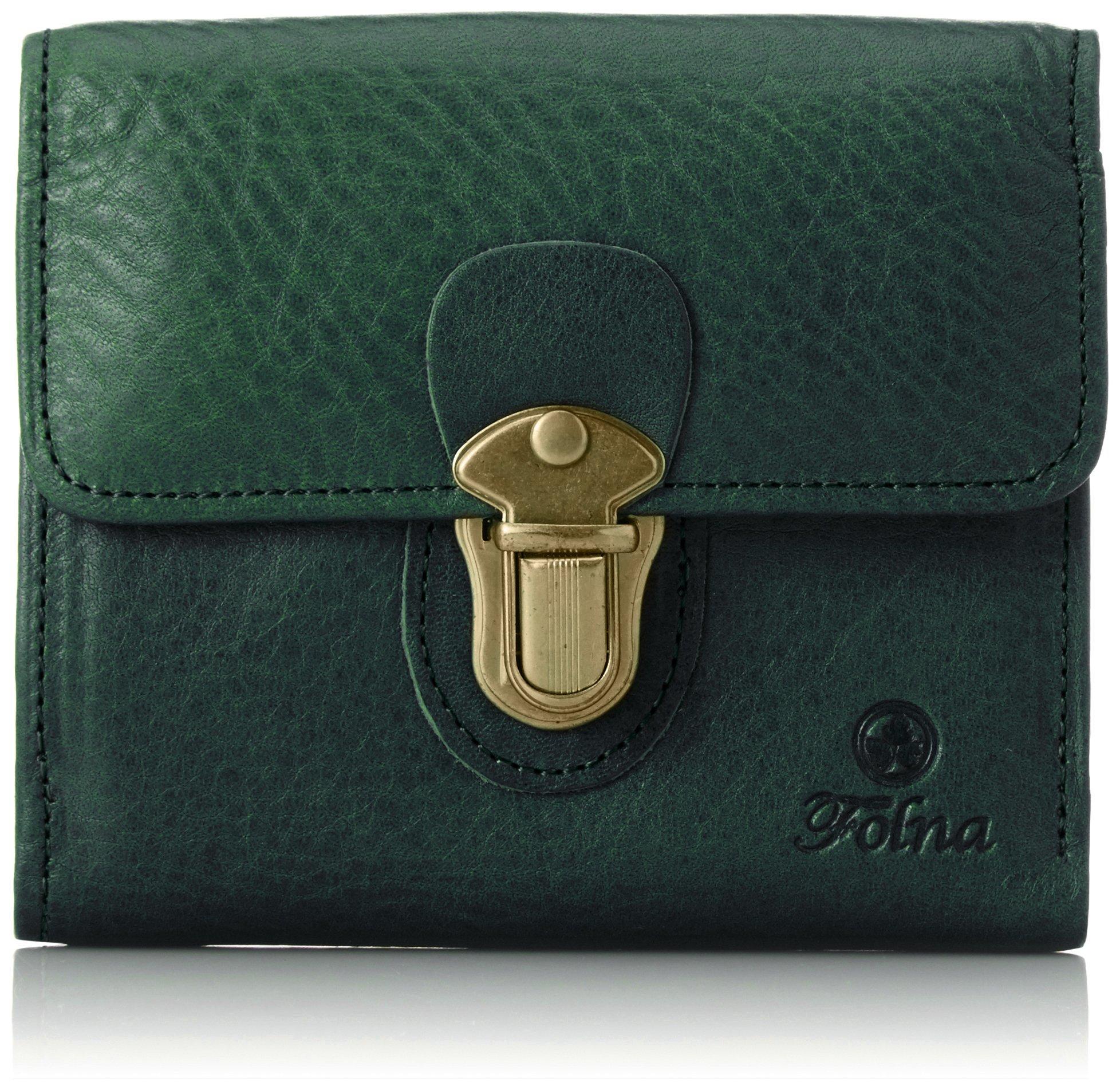Маленький кошелек Forna с вкладышами, Зеленый, 2993650