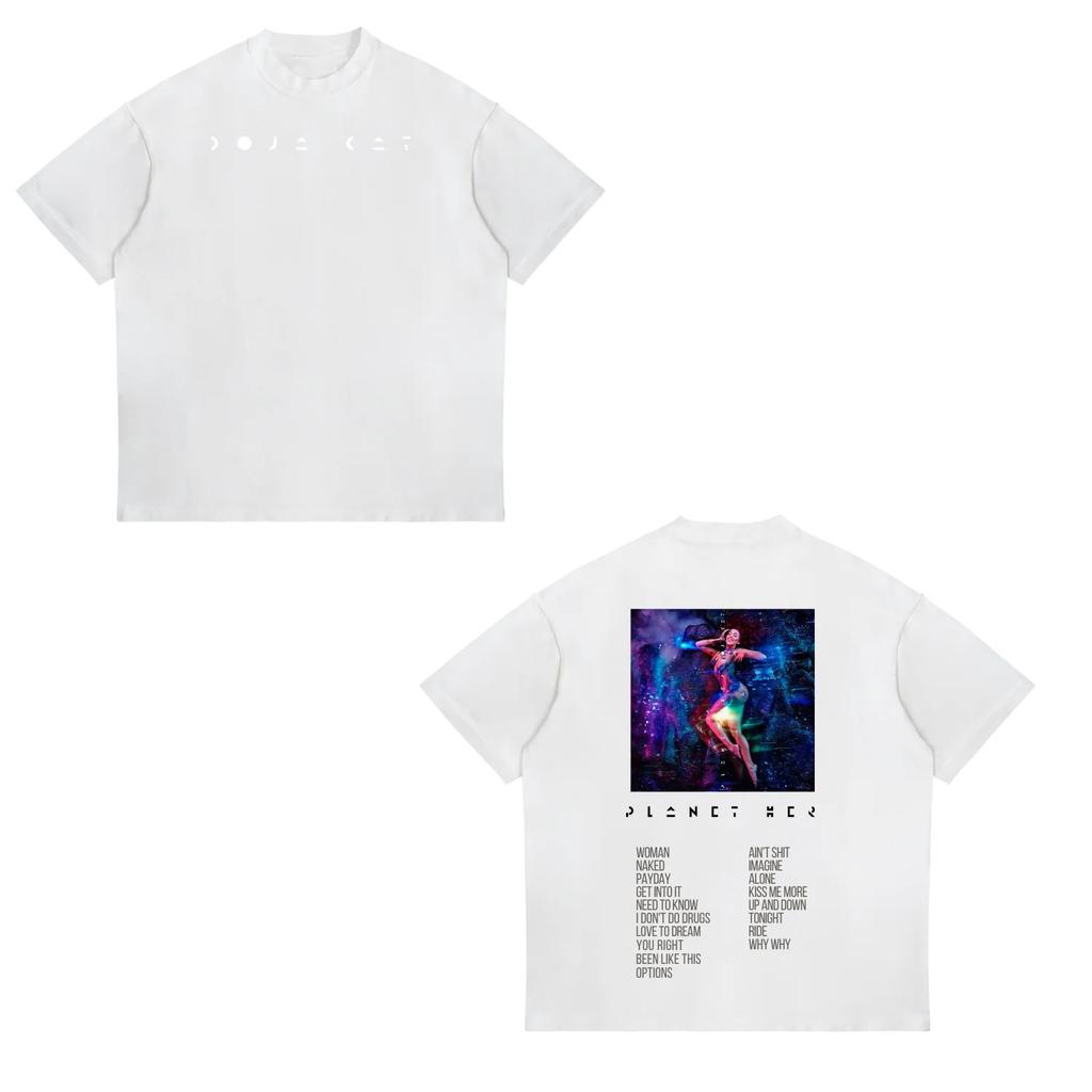 Doja Cat Wearing Sam Hyde Inspired Internet Meme T Shirt Unisex Women Hip Hop Oversized Tshirt Unisex Cotton Tees Unisexs Streetwear