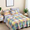 Thickened Coarse Cloth Bed Sheet - Single/Double, Dormitory Mattress Cover, Summer Mat, Old-Fashioned Style