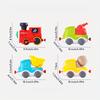 Non-Toxic Track Steam Train Children Electric Track Train Toy Children And Children Gift Steam Rail Car With Light Music Mini Engineering Car Set