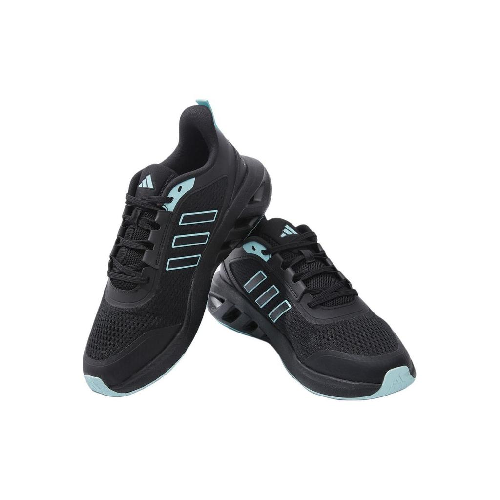 Adidas All Day Power E Cushioning Non-Slip Low-Top Casual Running Shoes Unisex Sneakers Black Blue JQ2245