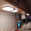 12-24v LED Interior Reading Double Dome Ceiling Light Cabin Roof Lamp Bar RV Boat Camper Trailer Caravan Lorry Stepless Dimming