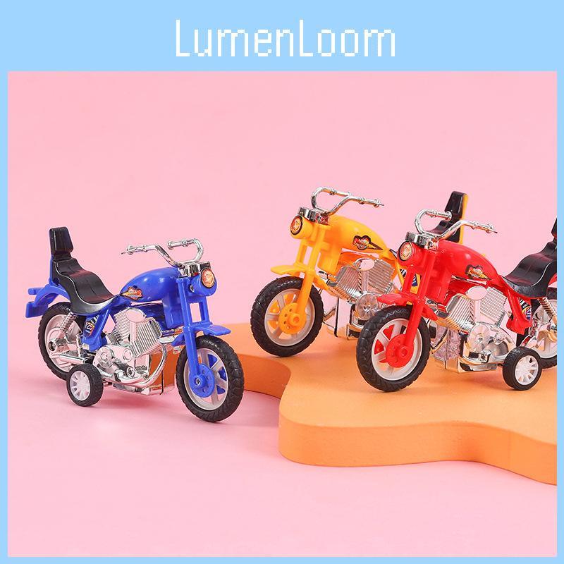 Simulation Mini Inertial Motorcycle Model Children Toy For Early Childhood Visual And Motor Skills