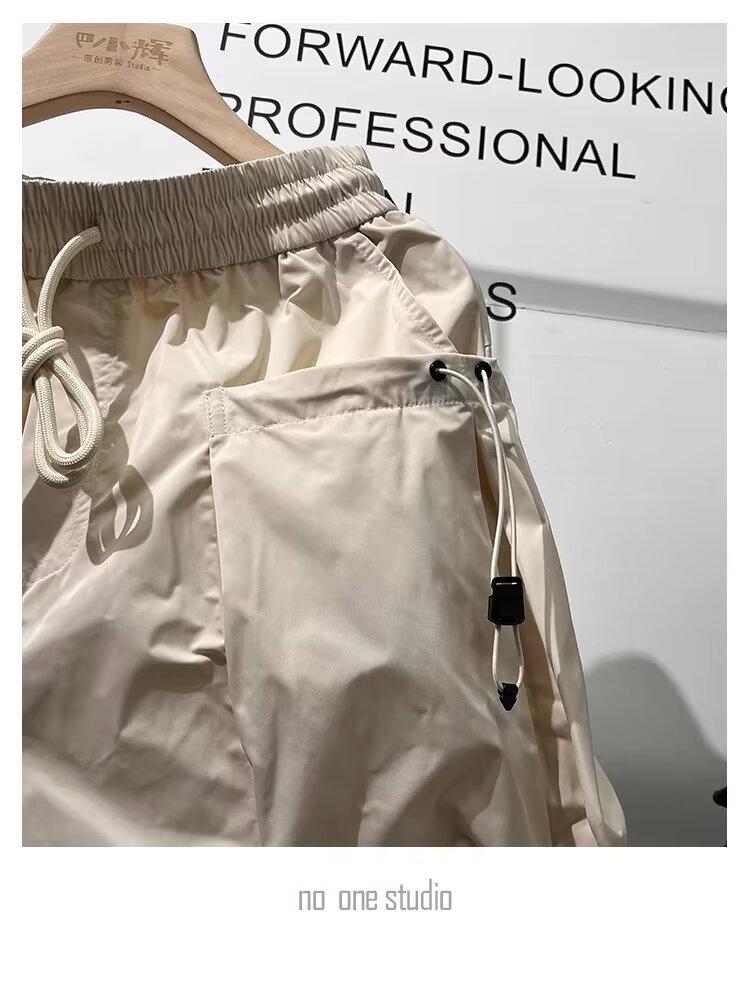 Herren-Sommershorts im koreanischen Stil, trendige lässige Oberbekleidung mit lockerer Passform