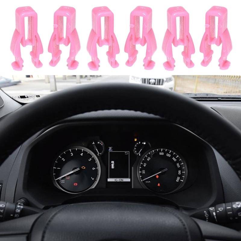 Dashboard Retainer Clips Heat Resistant ABS Fixing Clips 90467-10203 Car Control Panel Dashboard Clips