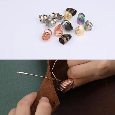 Fingerschutz Haushalt Nähwerkzeuge Zubehör Fingerhut Nadeln Fingerschutz Fingerhutring Handarbeit Nadelarbeit NEU