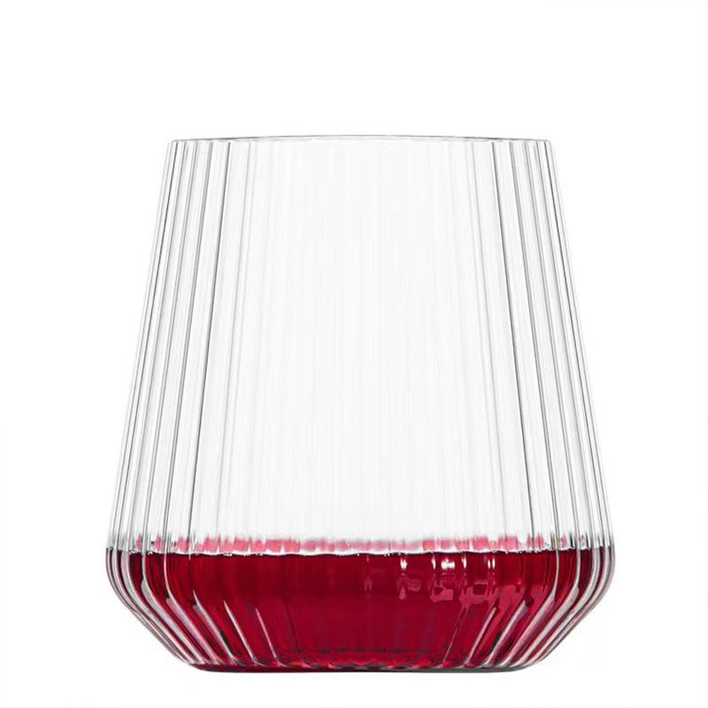1pc European Hexagonal Gold Rimmed Wine Glasses Home Whisky Glasses Red Wine Glasses Plastic Transparent Wine Glasses