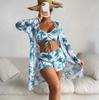 Fashion Women's Sexy Three Piece Bikini Swimsuit