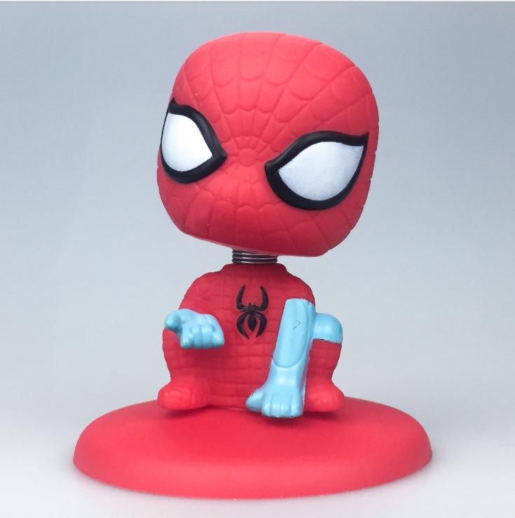 Large Avengers Spider-Man Anime Figurine for Desktop, Home, or Car Ornament