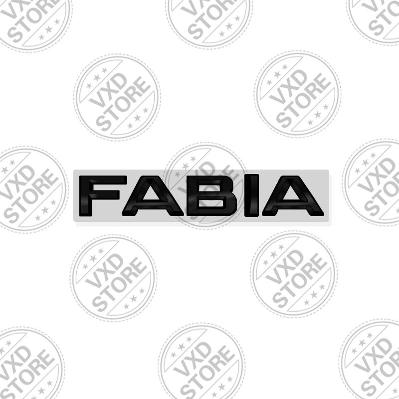 JBIW9 For Skoda Superb Kodiaq Karoq 4X4 Yeti Octavia Rapid Fabia Kamiq Car 3D Metal Letters Badge Decals Sticker Glossy Matte Black