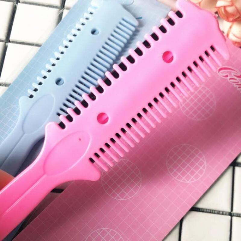 

Self-care bangs cut comb knife