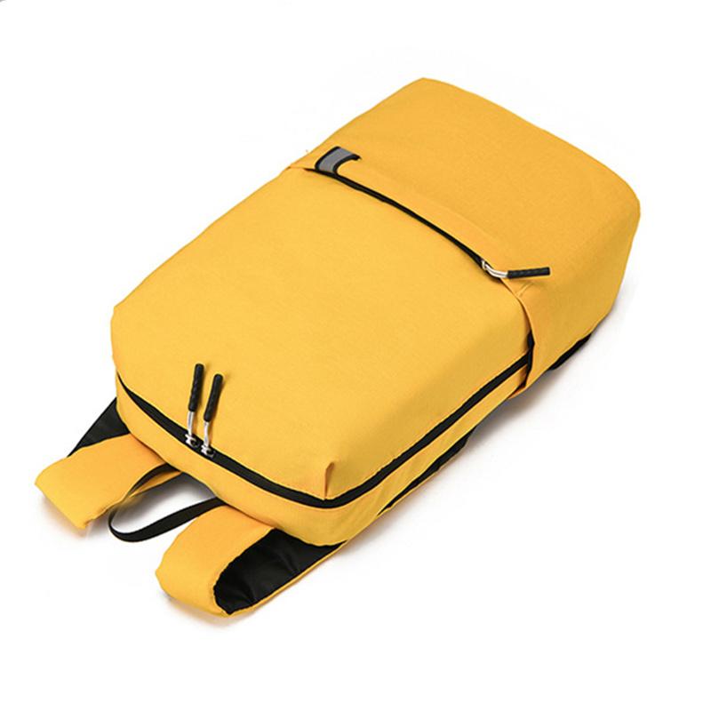 Portable Colorful Backpack Casual Simple Fashion Student Schoolbag Outdoor Night Reflection Travel Sport Bag