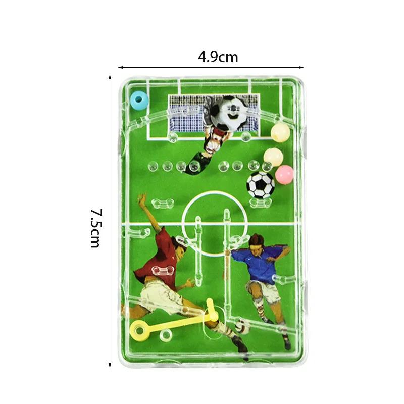 20 Stück Fußball Partygeschenke Labyrinthspiel Jungen Fußball Thema Geburtstagsparty Dekoration Kinder Weihnachtsgeschenk Spielzeug Zubehör