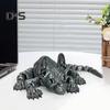 3D-gedruckte haarlose Katzenfigur, bewegliche Gelenke, Sphynx-Katzenfigur, artikuliertes Tiermodell, Spielzeug, Home-Office, Bücherregal, Schreibtisch-Dekoration, Ornament