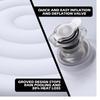 4.5 Ft Inflatable Hot Tub Cover Foldable Energy Saving Lid for Round Outdoor Inflatable Hot Tubs