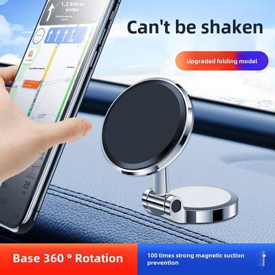 Suporte magnético dobrável para celular de carro de alta qualidade 2023 com rotação de 360° e ímã forte