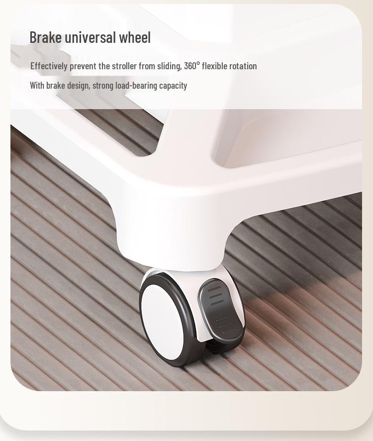 Double-Layer Beauty Trolley: Salon Storage Rack for Nail Art, Dental, and Physiotherapy Tools