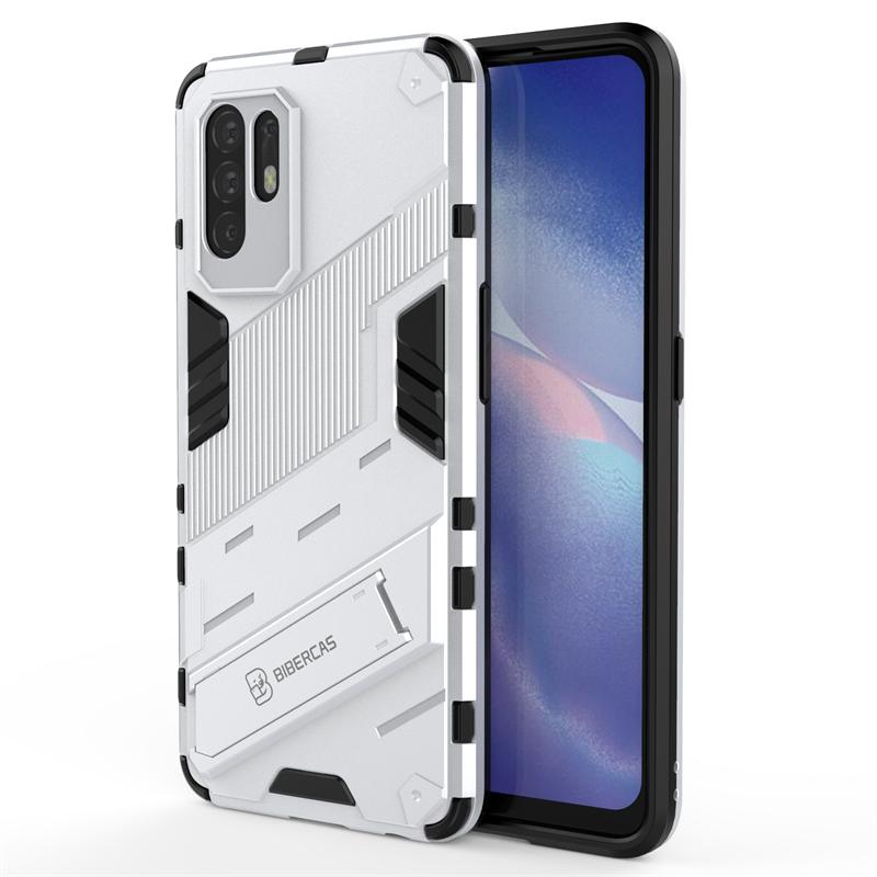 

Для Oppo Reno5 Z 5G Чохол Ударостійкий Силіконовий Бампер Броня Жорсткий Чохол для Телефона Для Reno5Z 5 Z 6.43 Магнітний Автомобільний Тримач Задня Кришка For Reno5 Z 5G перлина білого кольору