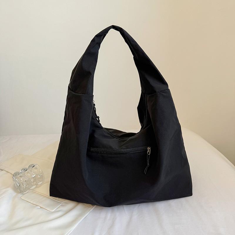 Street Style Womens Nylon Shoulder Bag With Durable Stitching And Mobile Pocket