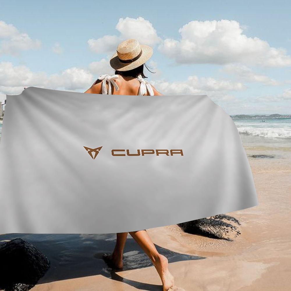 1pc Simple striped beach towel, quick drying absorbent swimming towel, multi-functional beach towel for beach swimming yoga