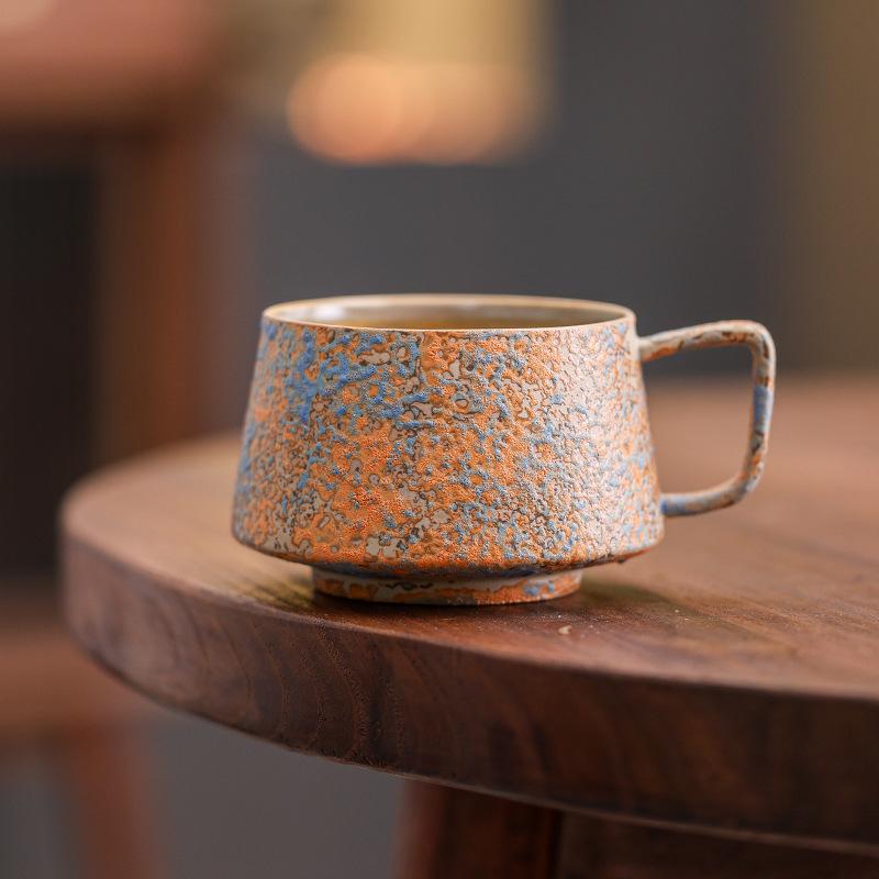 Nordic Style Ceramic Coffee Cup Afternoon Tea American Latte Latte Flower Cup Creative Mug Household Cup