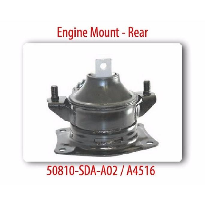 A4516 ENGINE MOUNT REAR For ACURA TSX 2004-2008 HONDA ACCORD 2003-2007 L4 2.4L