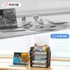WHOOAH Document Desktop Storage with File Letter Desk Wooden and Metal Design with Net Holds A4 and Small Stylish for Work from and Includes Japanese