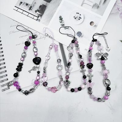 Kunststoff Handytasche Lanyard Farbliche Mischung Rucksack Anhänger Schlüsselanhänger Rucksack Dekoration