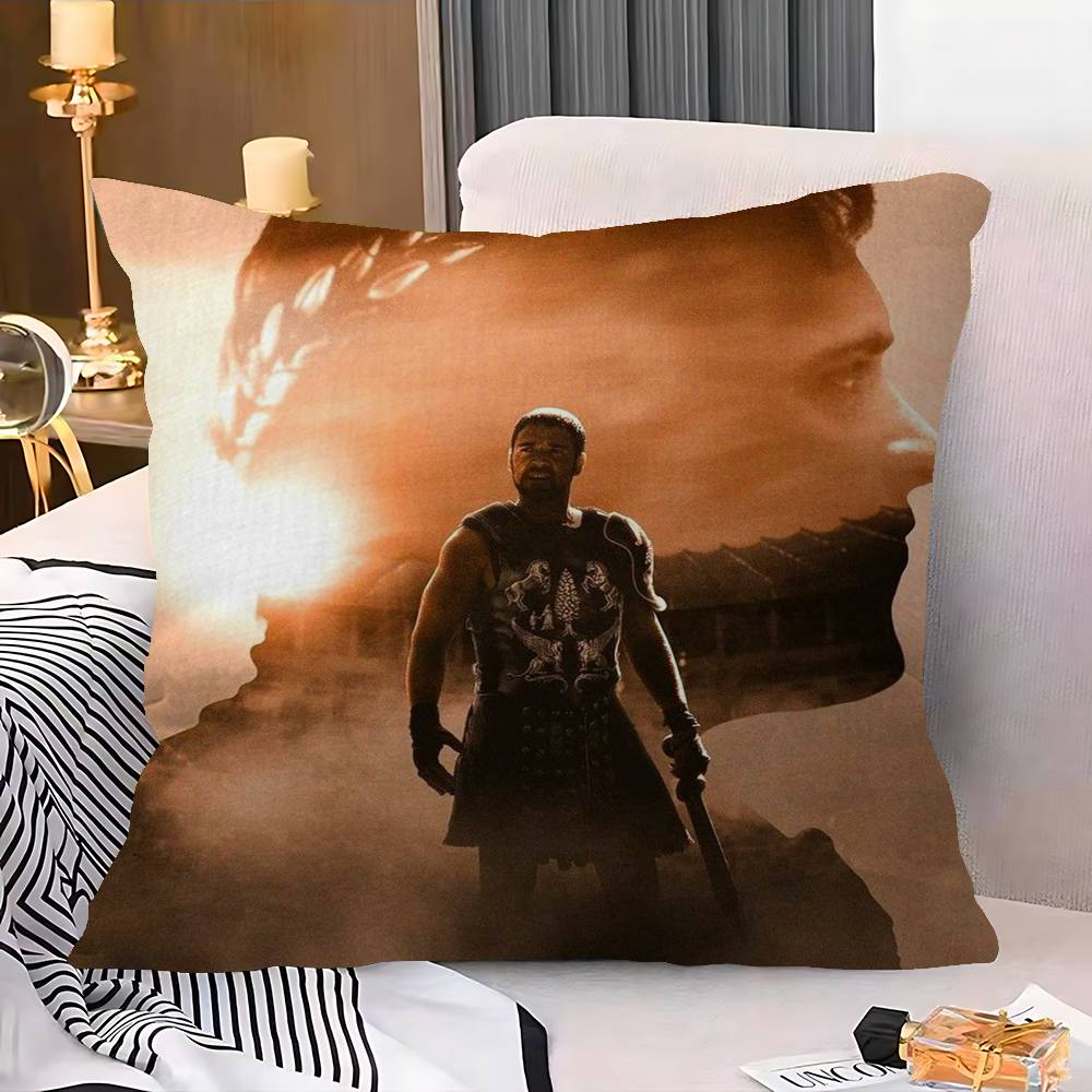 Gladiator Movie Personalized Pillow Cover Kids Bedroom Wild Party Decor Pillowcase kid Birthday shower Gift
