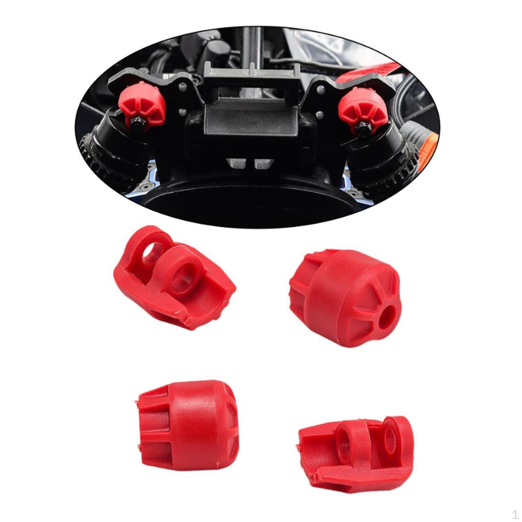 4 Pieces Shock Cap Protector Guards Replacement, RC Absorber Upgrades Part for