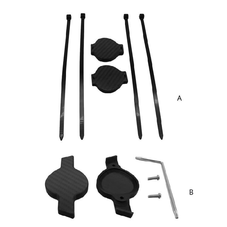 Road Bicycle Support Rack Holder for Tag Carbon-Fiber Film Anti-lost GPS Bracket