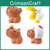 Niedliche Capybara Mini-Figur Blind Box Dekorationen Kunstharz Handwerk Spielzeug Auto Schreibtisch Ornament
