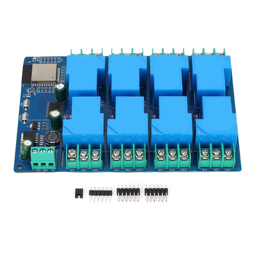 WIFI Bluetooth Relaisplatine DC7 28 5V Stromversorgung 8 Kanäle für ESP32 Relaisplatine Entwicklungsboard