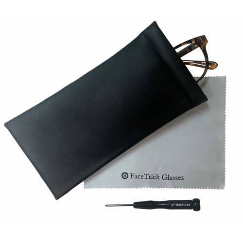 Face Trick Glasses (Face Trick Glasses) Reading Glasses, Sabae Manufacturer, High-Performance Lens, RG4123-1LG, +2.50 (Medium-Strong)