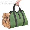 Firewood Bag Carrier Multifunction Durable Portable Large Capacity Canvas Firewood Holder Green