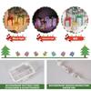 3Pcs with Bow Decoration Lighted Gift Boxes Navidad Xmas Lighting Box  Party Home Scene Layout