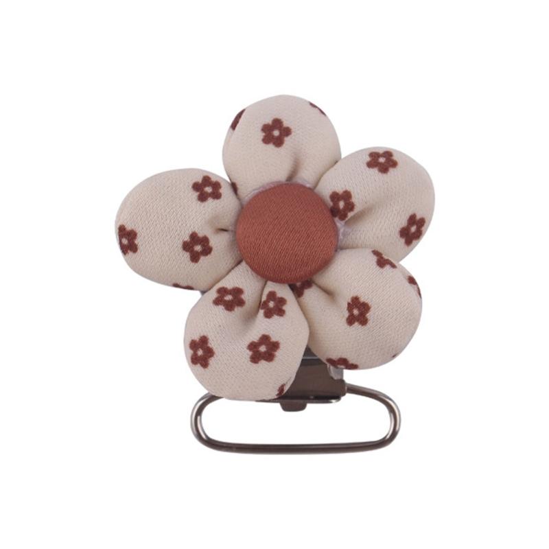 

Хлопковые клипсы для пустышки DIY Клипса для пустышки Держатель для пустышки для прорезывания зубов у младенца, малыша, милые в форме маленького цветка, прочные