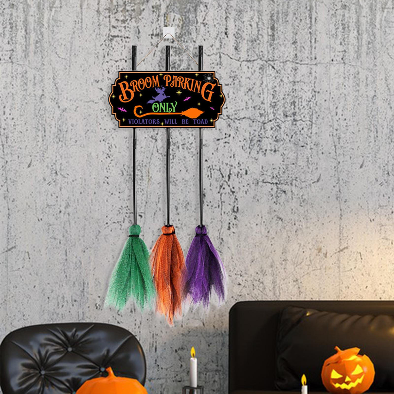 

Знак парковки метлы, украшение на Хэллоуин, настенный декор, кухня, сад, подвесной, деревянная табличка Green ONLY