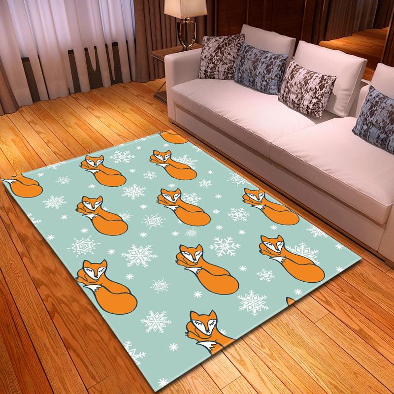 

Детский игровой ковер с изображением коровы и единорога, ковер для спальни, кухонный коврик, дверной коврик, коврик с рисунком из мультфильма, коврик для гостиной 40x60cm