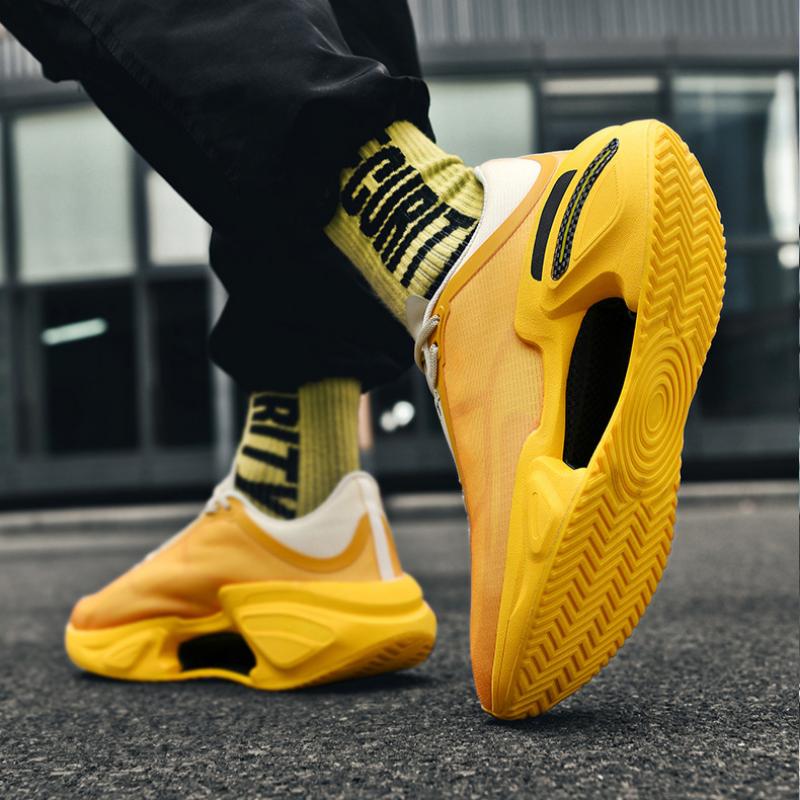 Running Shoes Ultra-light Shock-absorbing Professional Running Shoes Student Men's Breathable Non-slip Sports Shoes