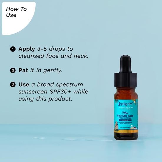 Pilgrim 2% Salicylic Acid Face Serum Anti-Acne - 10 ml Zwalcza aktywny trądzik i pryszcze