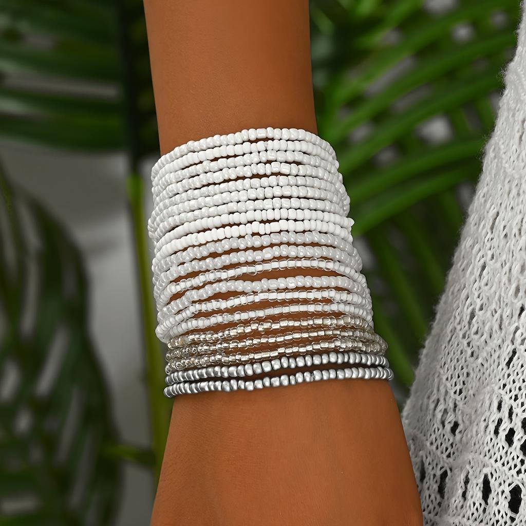 Fashionable Summer Women's Bracelet and Versatile Handmade Beaded Bracelet