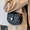 2026 seas new fashiable saddle bag women's bag casual versatile retro single shoulder crossbody bag
