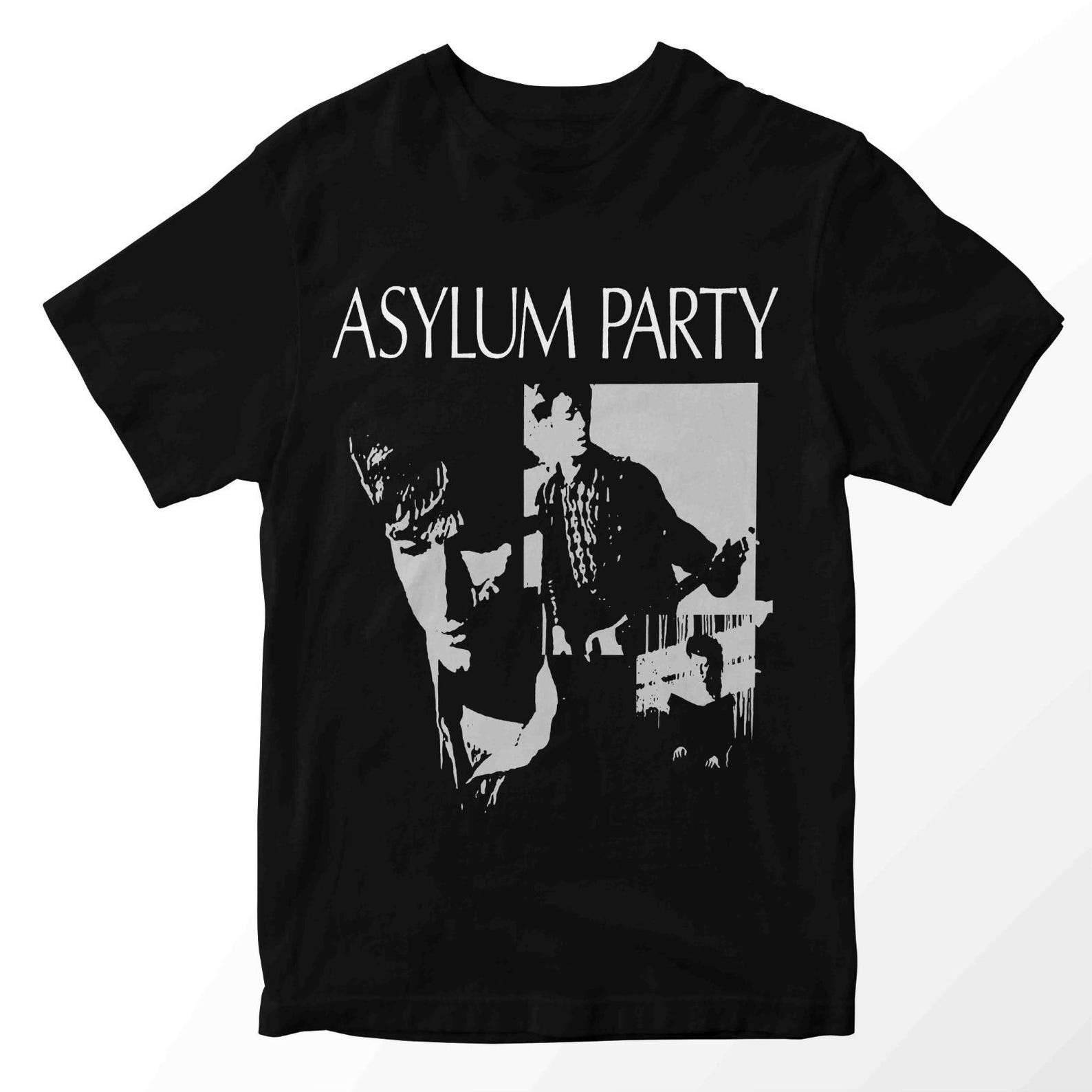 Asylum Party T-Shirt post punk goth new wave shirt XL